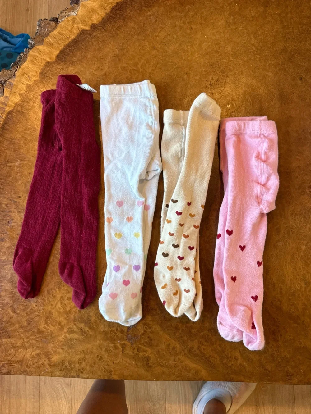 Little Stocking Co Baby Tights Bundle 0–6 Months | Set of 4